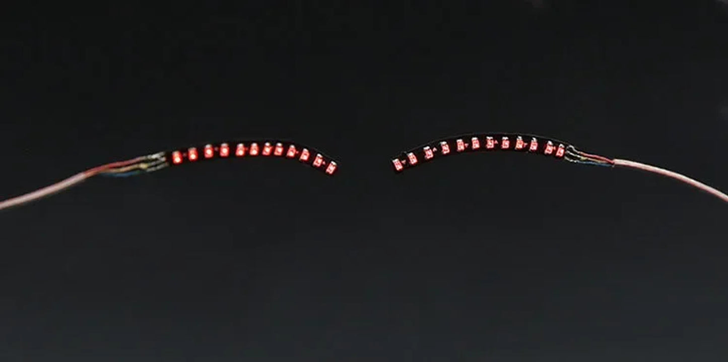 Luminous LED Eyelashes for Party Makeup and Halloween Celebrations