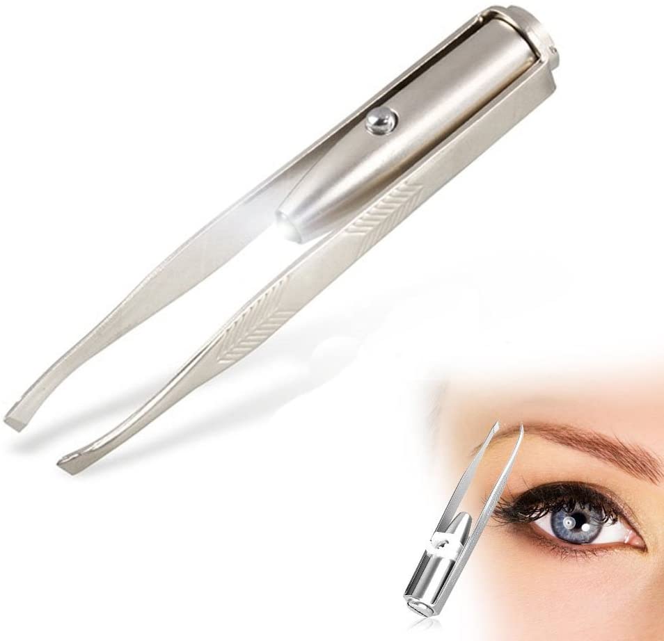 LED Eyebrow Tweezers