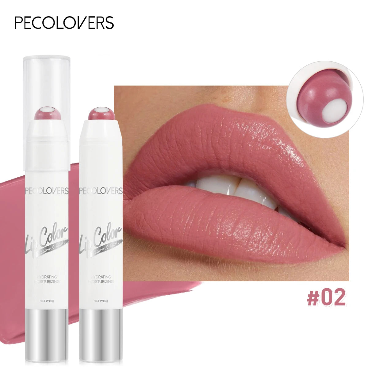 Moisturizing and Nourishing Lipstick, Moisturizing and Nourishing, Easy To Color, Lip Glaze, Rotating Lipstick Pen, Lip Gloss