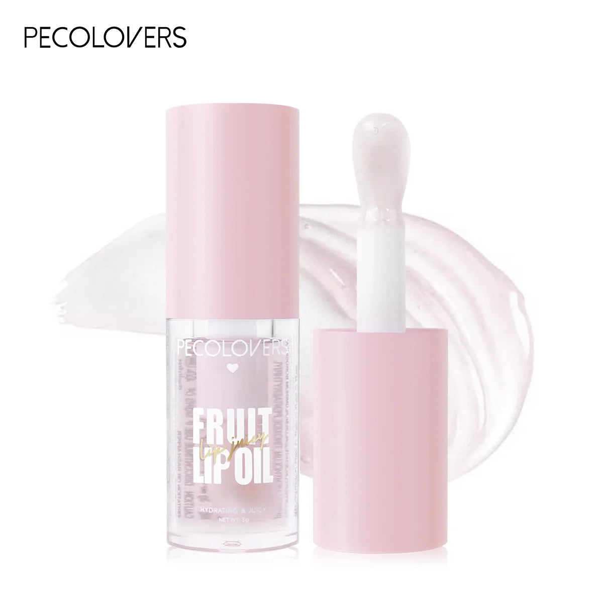Fruit Mirror Water Lip Gloss Transparent Lip Oil Lasting Liquid Lipstick Clear Glitter Primer Hydrating Plump Lip Gloss