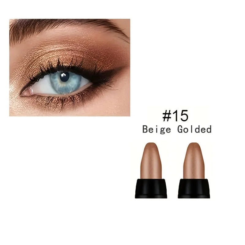 16-Color Pearlescent Waterproof Eyeliner – Glitter & Long-Lasting
