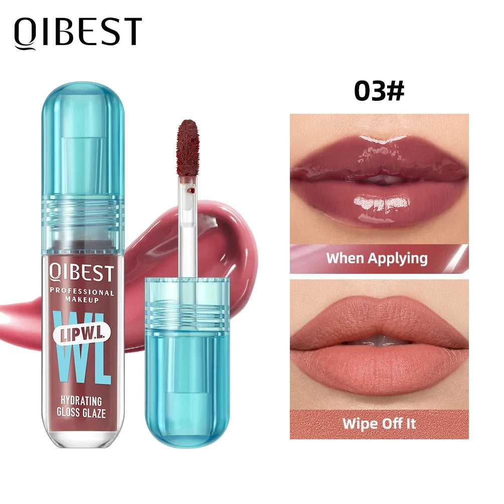 Qibest Original Moisturizing Lip Balm Lip Oil Gloss Care of The Lips Benetitnt for Lips Plumping Exfoliating Plumping Gloss Oil