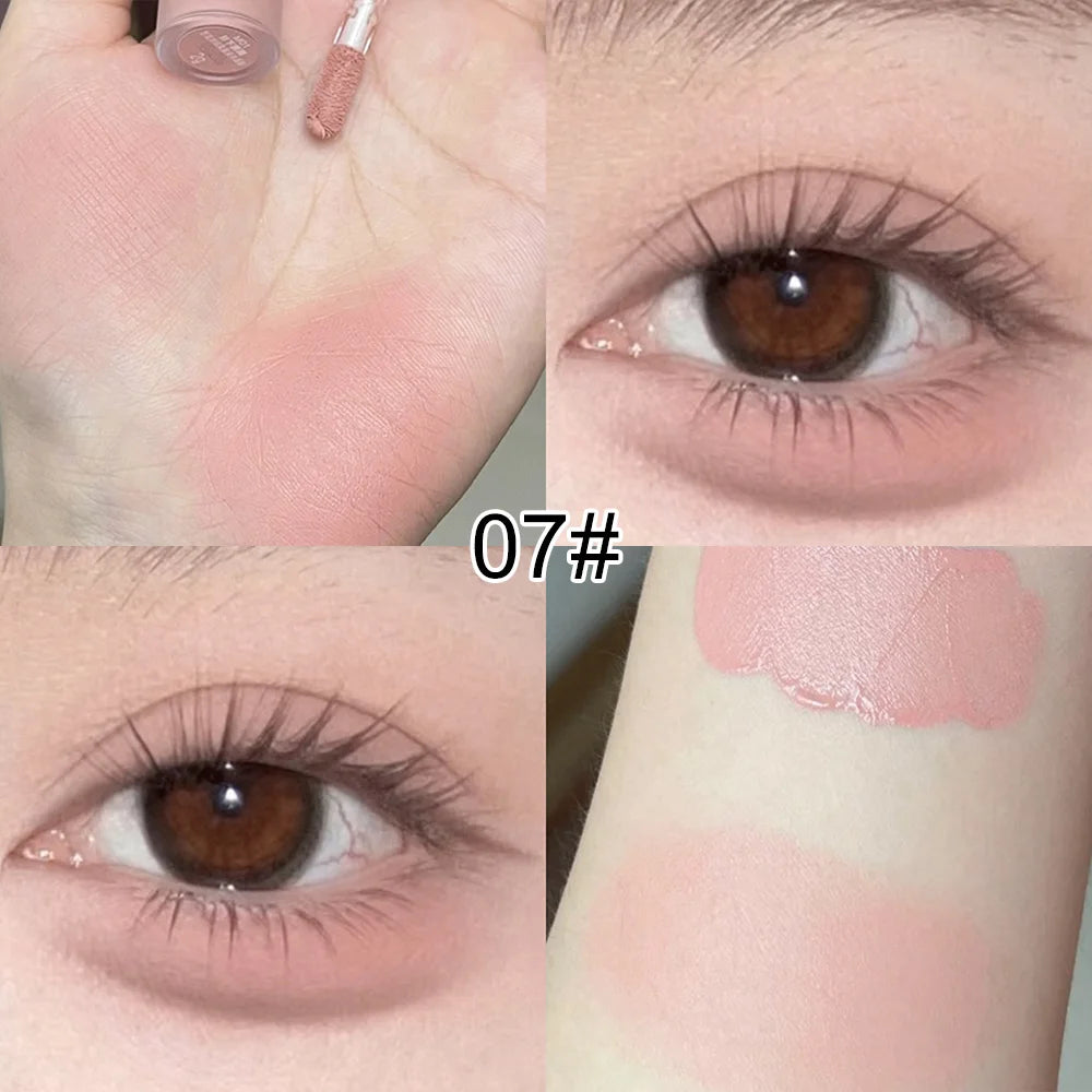 Kakashow Mist Eyeshadow Liquid Matte Pearlescent Shimmer Brightens Earth-colored Liquid Eyeshadow, Complete Eyemakeup in 3 Min