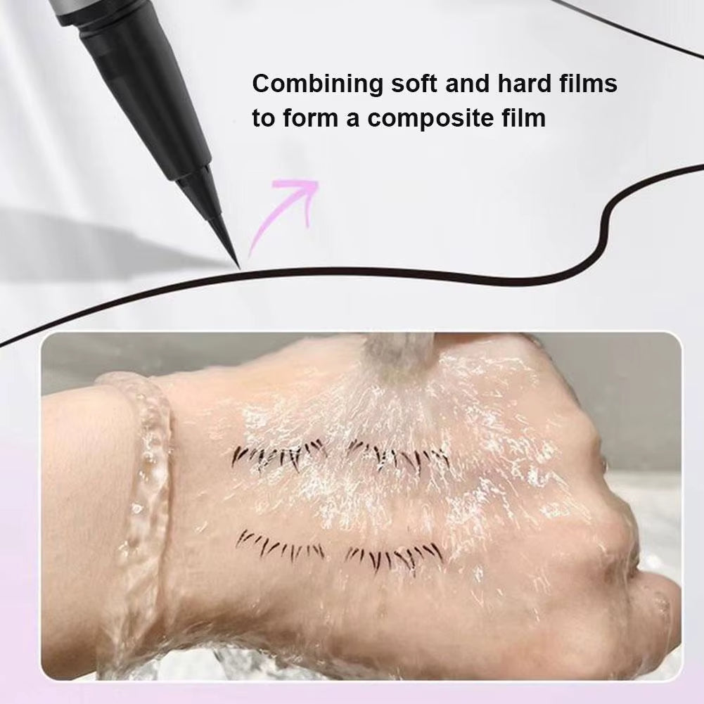 Dezone 3-in-1 Waterproof Lower Eyelash Stamp Pen - Natural-Looking Korean Makeup Cosmetics