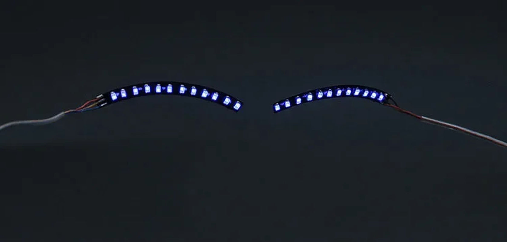 Luminous LED Eyelashes for Party Makeup and Halloween Celebrations