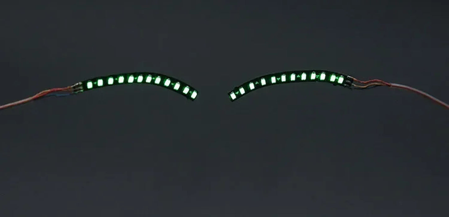 Luminous LED Eyelashes for Party Makeup and Halloween Celebrations