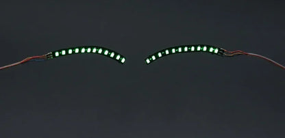 Luminous LED Eyelashes for Party Makeup and Halloween Celebrations