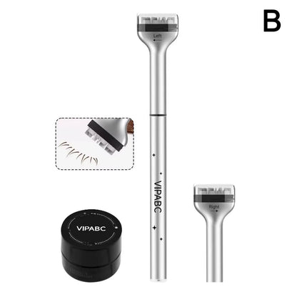 Dezone 3-in-1 Waterproof Lower Eyelash Stamp Pen - Natural-Looking Korean Makeup Cosmetics