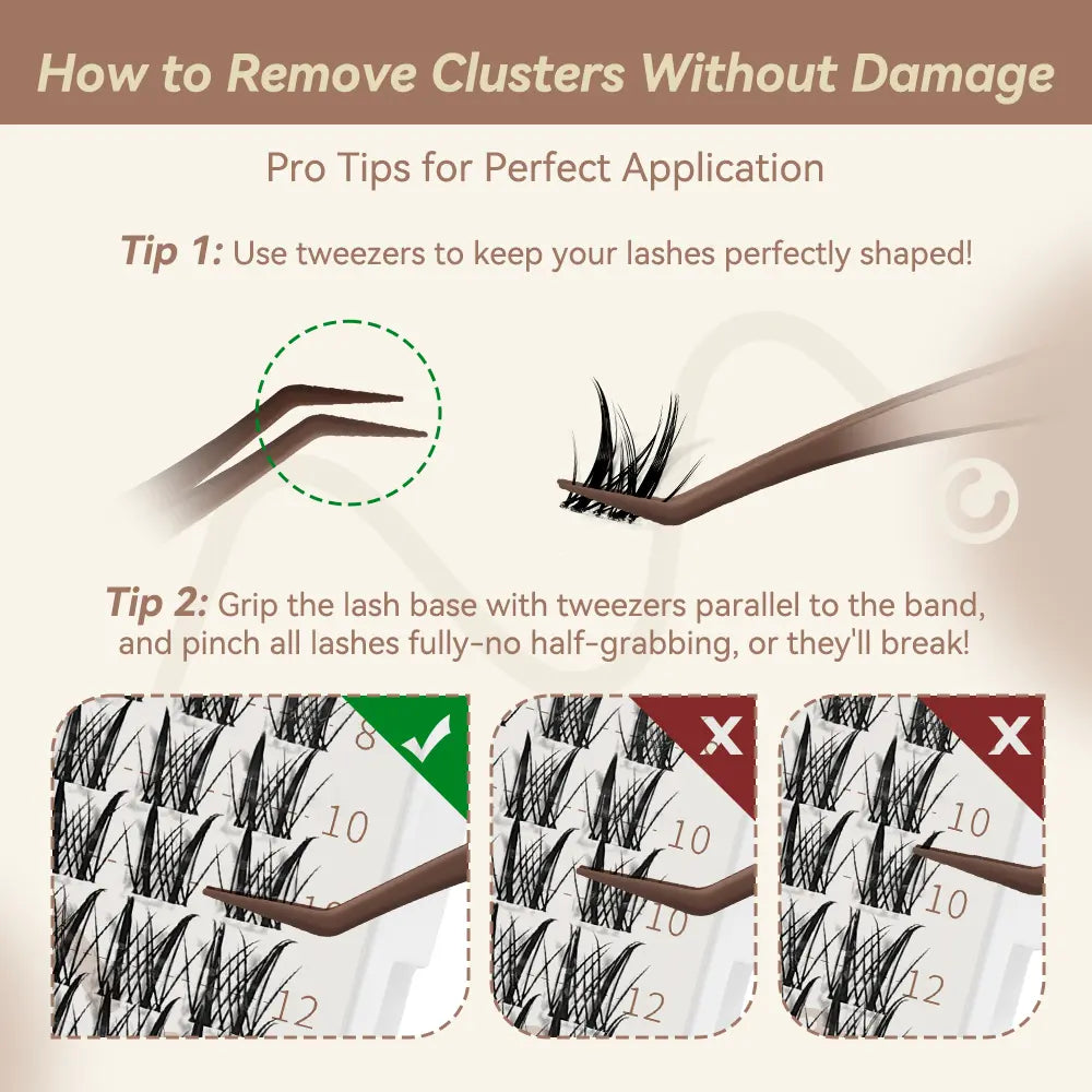 SELENE Maxcomfi Anime Lashes - Luna Style APHRODITE, Long-Lasting Waterproof Lashes with Super Soft Thin Band, Ideal for Daily Wear and Beginner-Friendly DIY Application for Flawless Volume