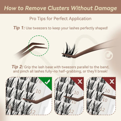 SELENE Maxcomfi Anime Lashes - Luna Style APHRODITE, Long-Lasting Waterproof Lashes with Super Soft Thin Band, Ideal for Daily Wear and Beginner-Friendly DIY Application for Flawless Volume