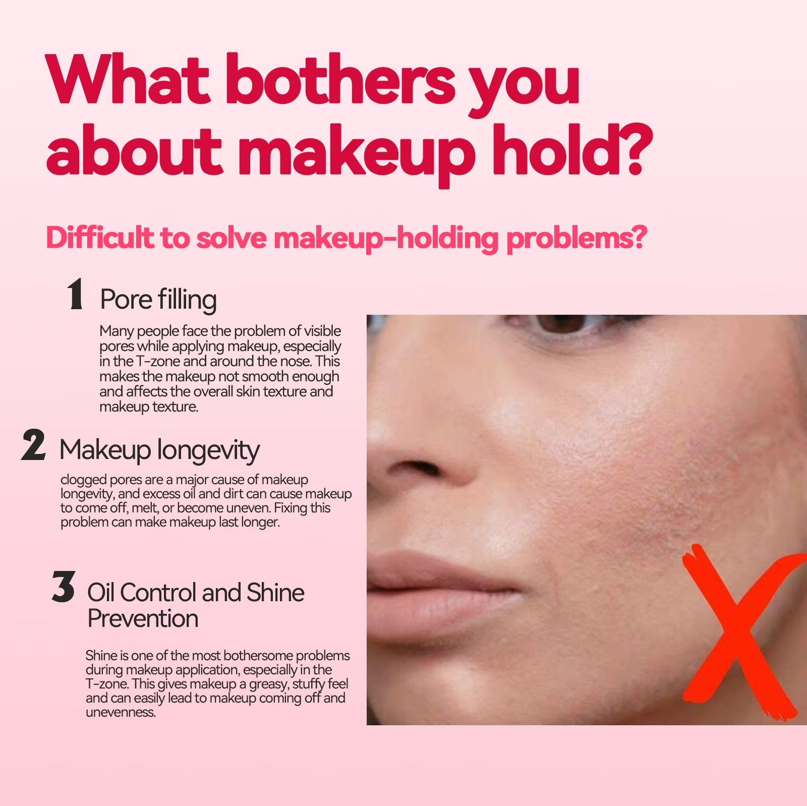 Invisible Pore Primer Cream for Long-Lasting, Natural Matte Base Makeup with Oil Control and Moisturizing Properties