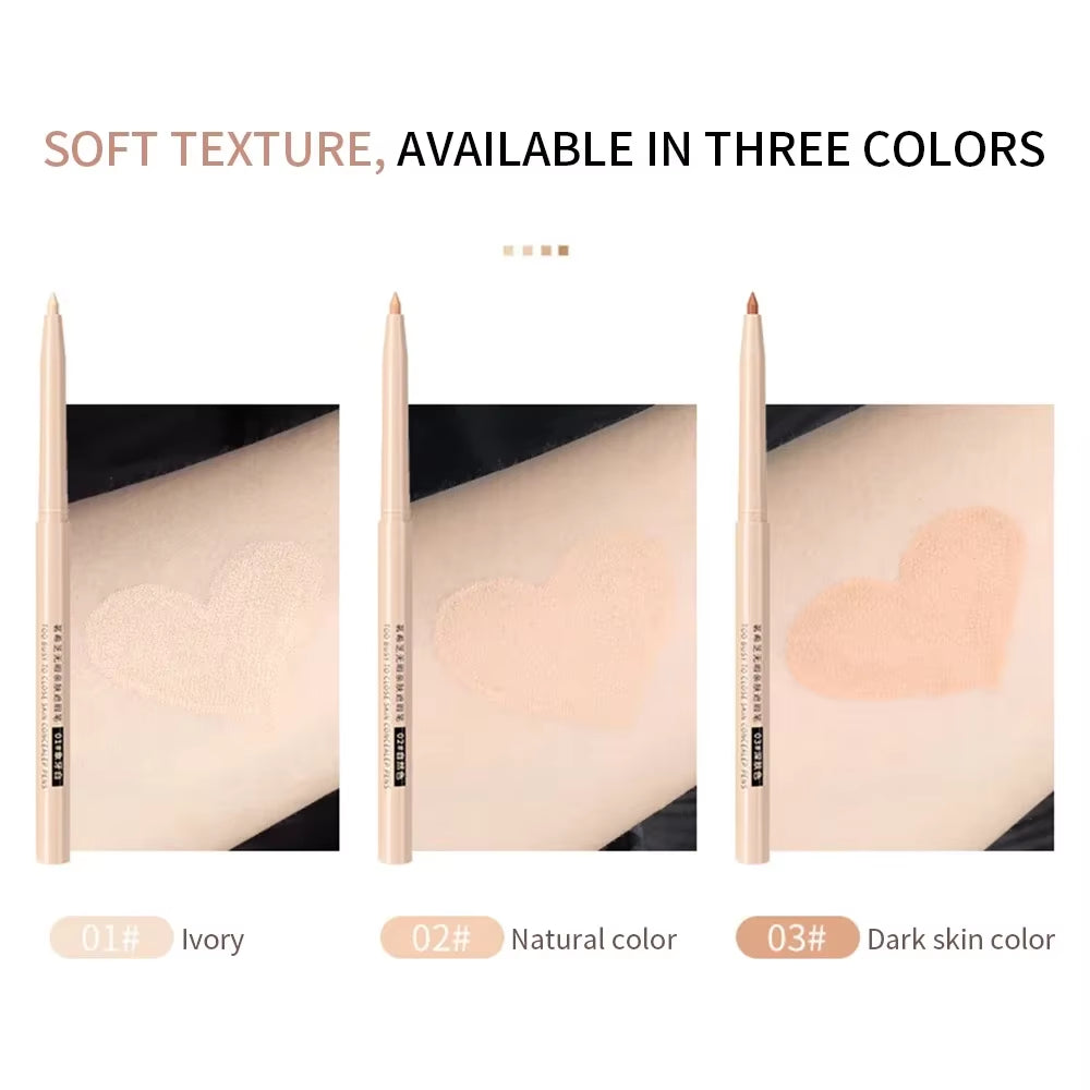 Full Coverage Concealer Stick - Waterproof Blemish and Spot Concealer for Eyebrow Contouring and Makeup Application