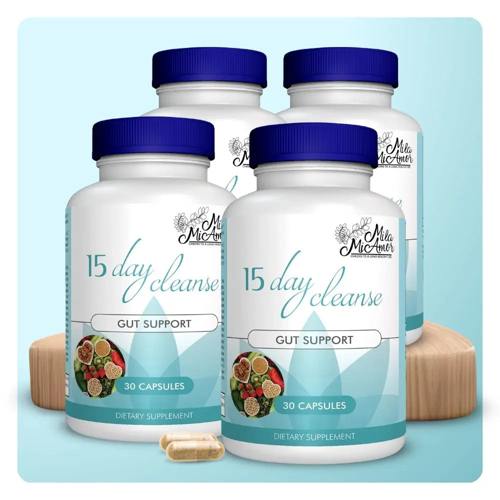 15-Day Gut and Colon Support Cleanse | Caffeine-Free Advanced Formula with Senna, Cascara Sagrada, and Psyllium Husk | Non-GMO | 30 Capsules