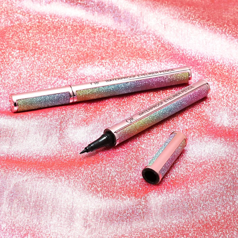 Starry Sky Waterproof Black Liquid Eyeliner Pen - Quick Drying Eye Makeup for Women