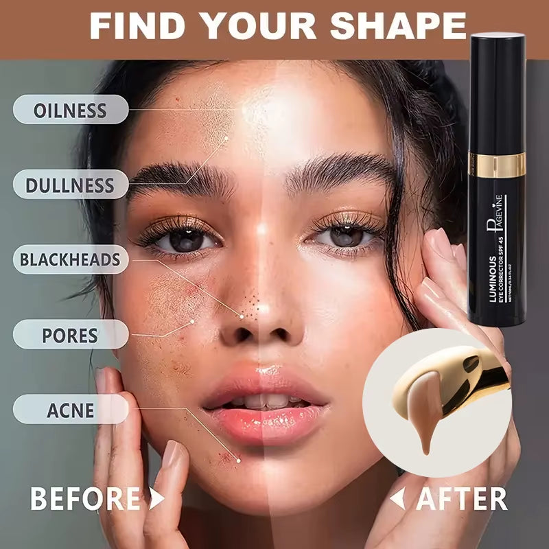 Anti-Aging Moisturizing Eye Concealer Stick - Full Coverage Formula for Dark Circles and Fine Lines