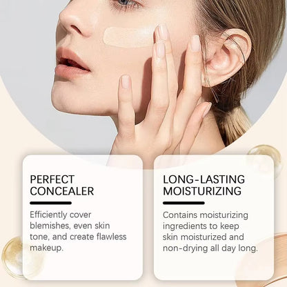4-in-1 Foundation Liquid Makeup with SPF 50 - Hydrating Serum, Full Coverage Concealer, and Light Spectrum Sunscreen