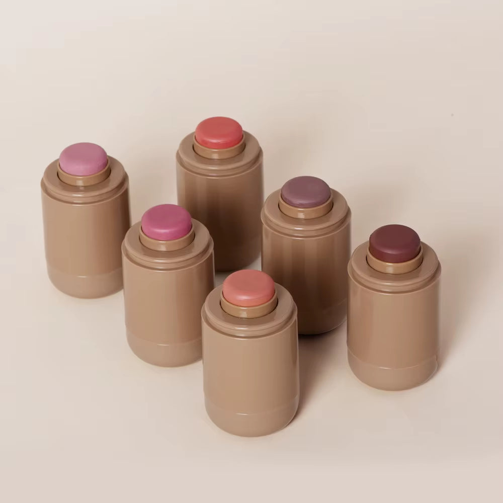 3-in-1 Blush Stick: Long-Lasting Moisturizing Cheek Color and Lip Gloss