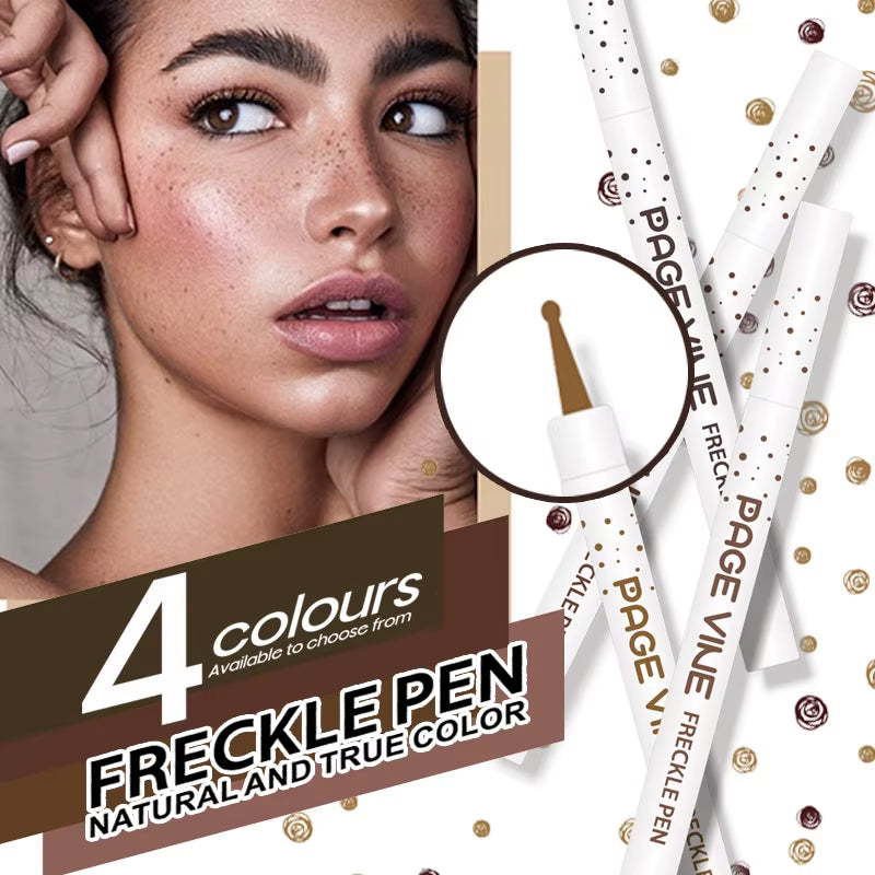 Freckle Point Makeup Pen - Long-Lasting Liquid Formula for Natural-Looking Freckles and Moles