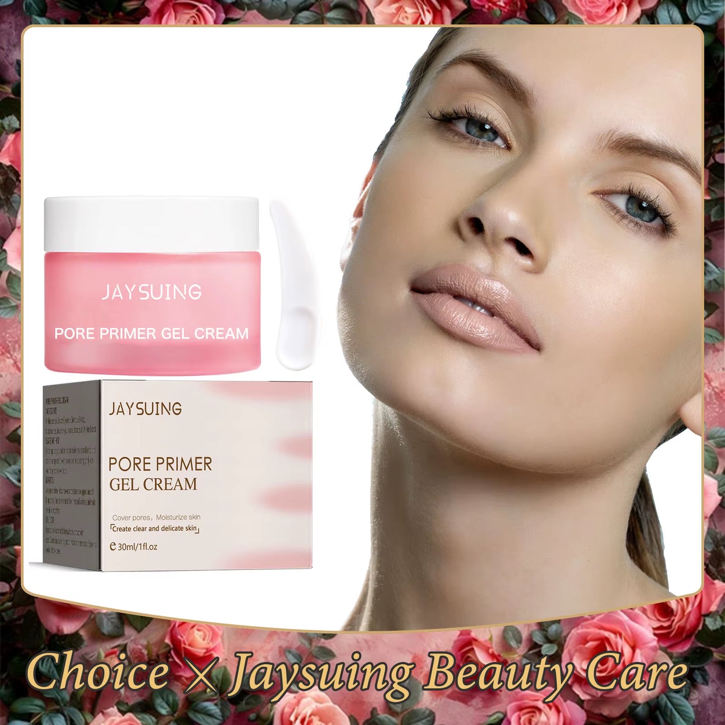 Invisible Pore Primer Cream for Long-Lasting, Natural Matte Base Makeup with Oil Control and Moisturizing Properties