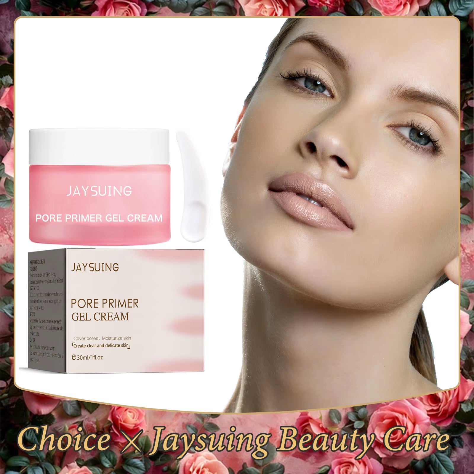 Invisible Pore Primer Cream for Long-Lasting, Natural Matte Base Makeup with Oil Control and Moisturizing Properties