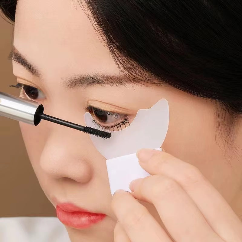 Silicone Eyeliner Stencils and Eyelash Shield Applicator for Precise Eye Makeup Application