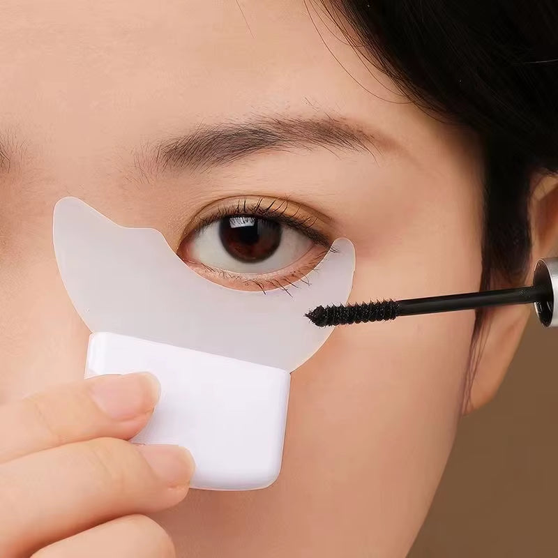 Silicone Eyeliner Stencils and Eyelash Shield Applicator for Precise Eye Makeup Application