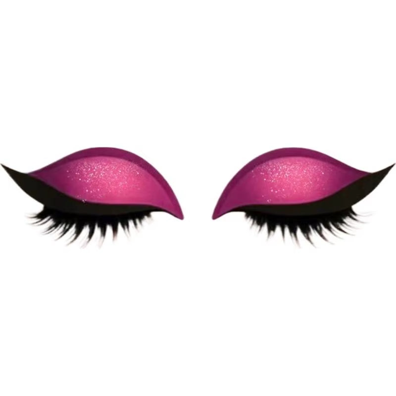 Reusable Eyelid and Eyelash Stickers - Natural Eye Fake Lashes for Women's Makeup and Easy Application Tool