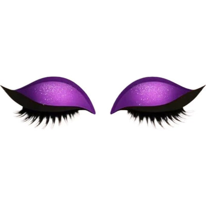 Reusable Eyelid and Eyelash Stickers - Natural Eye Fake Lashes for Women's Makeup and Easy Application Tool