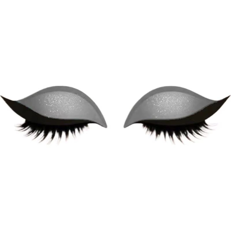 Reusable Eyelid and Eyelash Stickers - Natural Eye Fake Lashes for Women's Makeup and Easy Application Tool