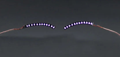 Luminous LED Eyelashes for Party Makeup and Halloween Celebrations