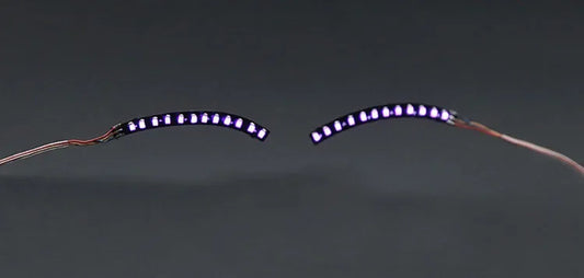Luminous LED Eyelashes for Party Makeup and Halloween Celebrations