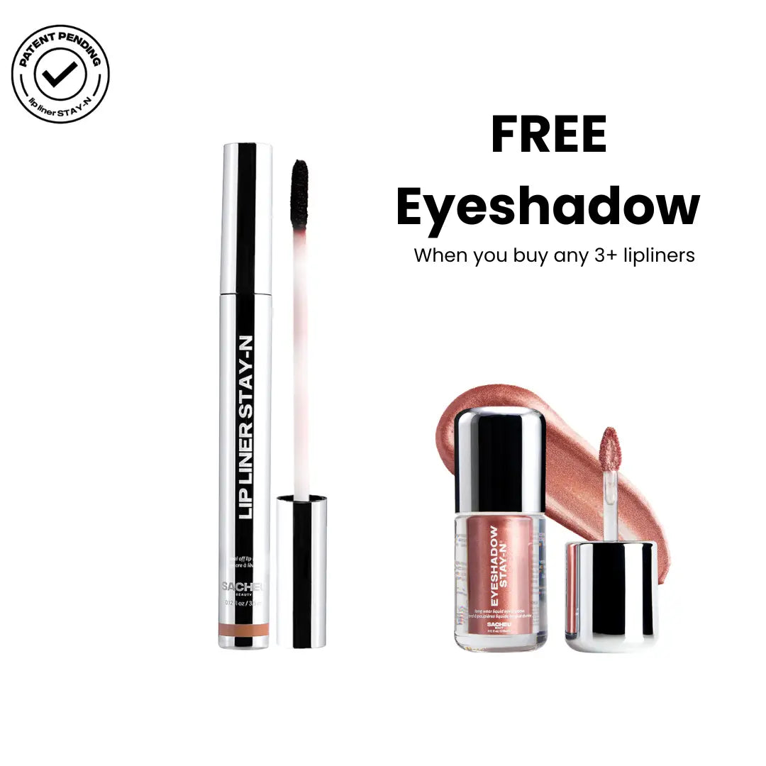 Lip Liner Stay-N - Peel-Off Lip Stain with Hyaluronic Acid & Vitamin E - Long-Lasting All-Day and Night Formula - 0.12 Fl Oz / 3.5 Ml