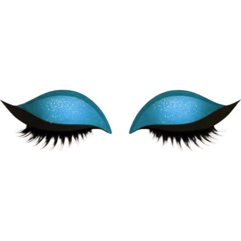 Reusable Eyelid and Eyelash Stickers - Natural Eye Fake Lashes for Women's Makeup and Easy Application Tool
