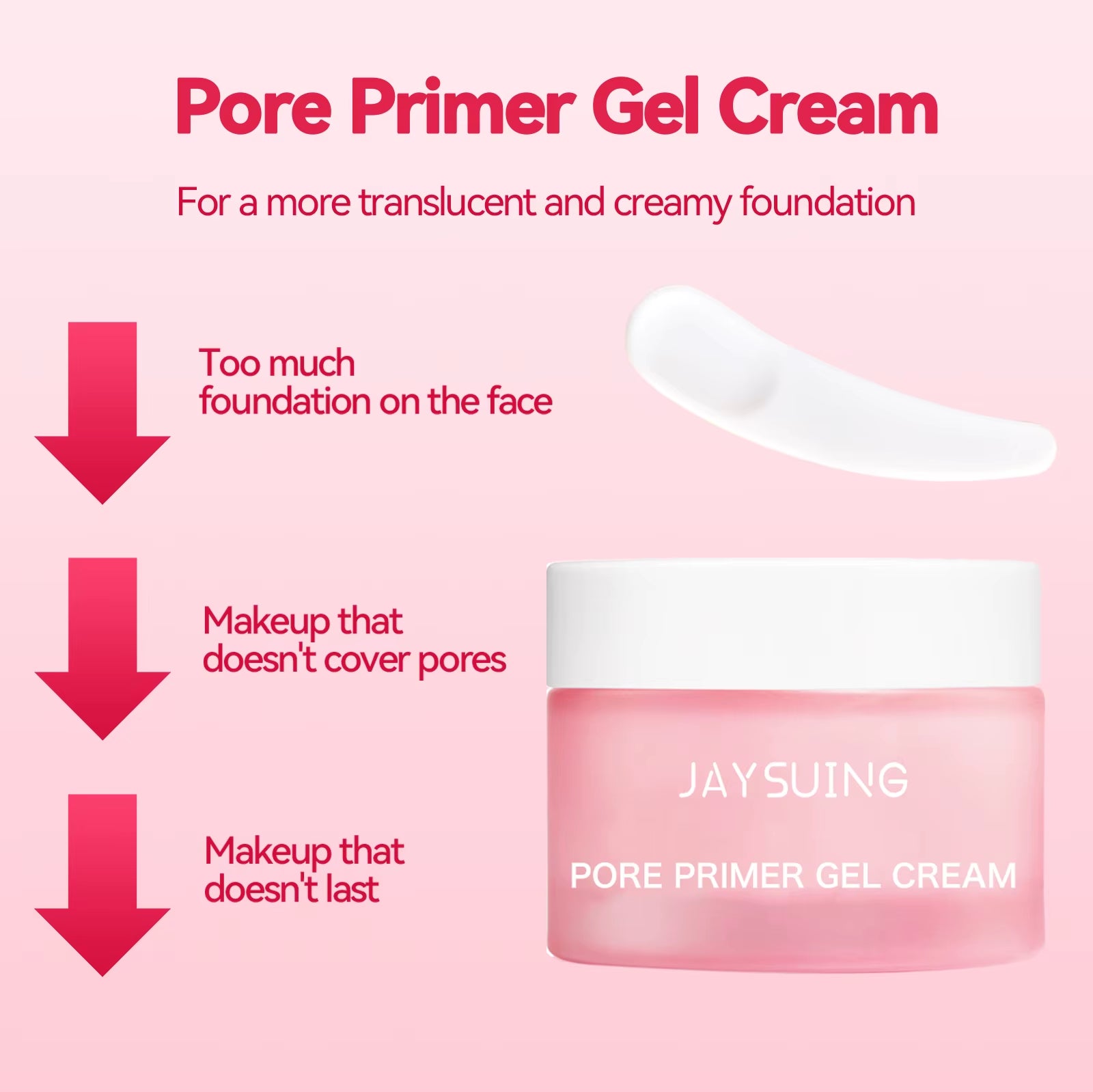 Invisible Pore Primer Cream for Long-Lasting, Natural Matte Base Makeup with Oil Control and Moisturizing Properties