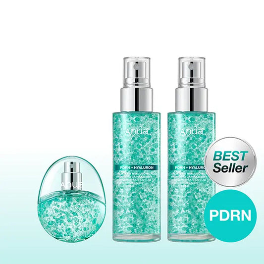 Anua PDRN Collagen Glow Facial Serum Spray - 30ml & 100ml Hydrating Facial Mist with Hyaluronic Acid for Radiant Skin and Flawless Makeup - Korean Skincare Solution