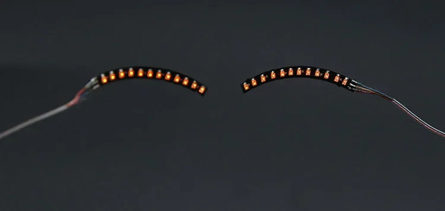 Luminous LED Eyelashes for Party Makeup and Halloween Celebrations