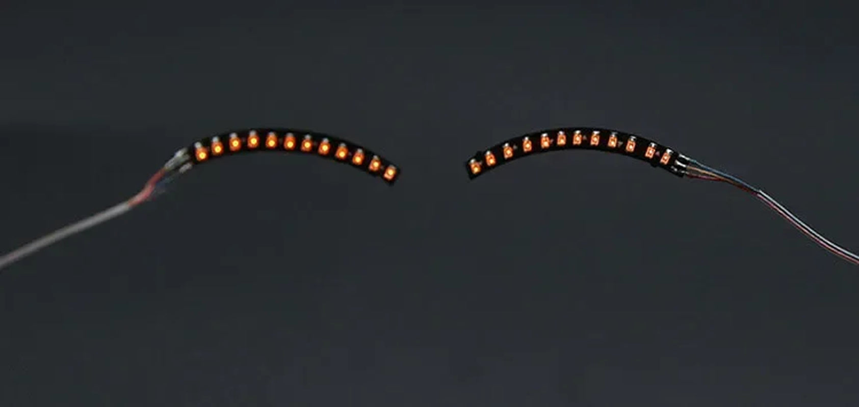 Luminous LED Eyelashes for Party Makeup and Halloween Celebrations