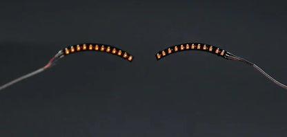 Luminous LED Eyelashes for Party Makeup and Halloween Celebrations