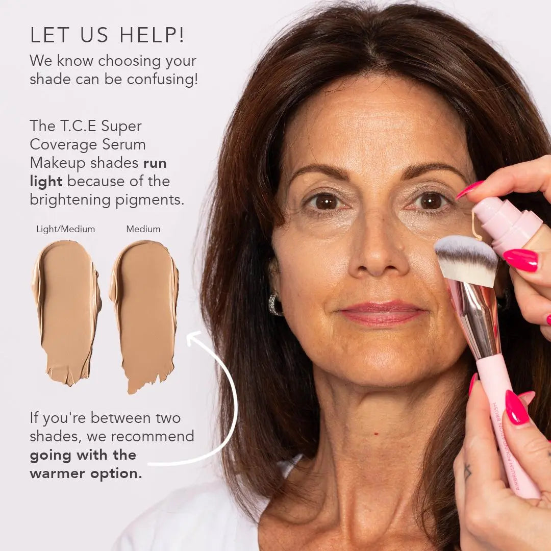 Comprehensive Complexion Set | TCE Foundation, TCE Concealer, Airbrush Foundation Brush