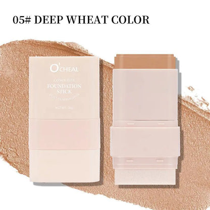 O'CHEAL Dual-Ended Concealer and Foundation Stick - 50ml Moisturizing Lightweight 2-in-1 Makeup Hydrator for an Enhanced Cosmetics Routine