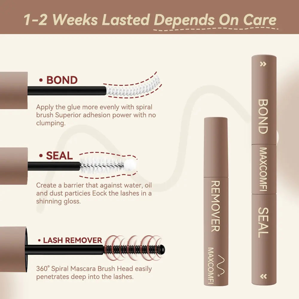 SELENE Maxcomfi Anime Lashes - Luna Style APHRODITE, Long-Lasting Waterproof Lashes with Super Soft Thin Band, Ideal for Daily Wear and Beginner-Friendly DIY Application for Flawless Volume