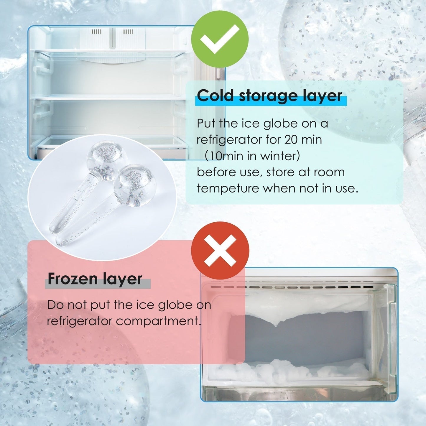 Facial Cooling Ice Crystal Ball.