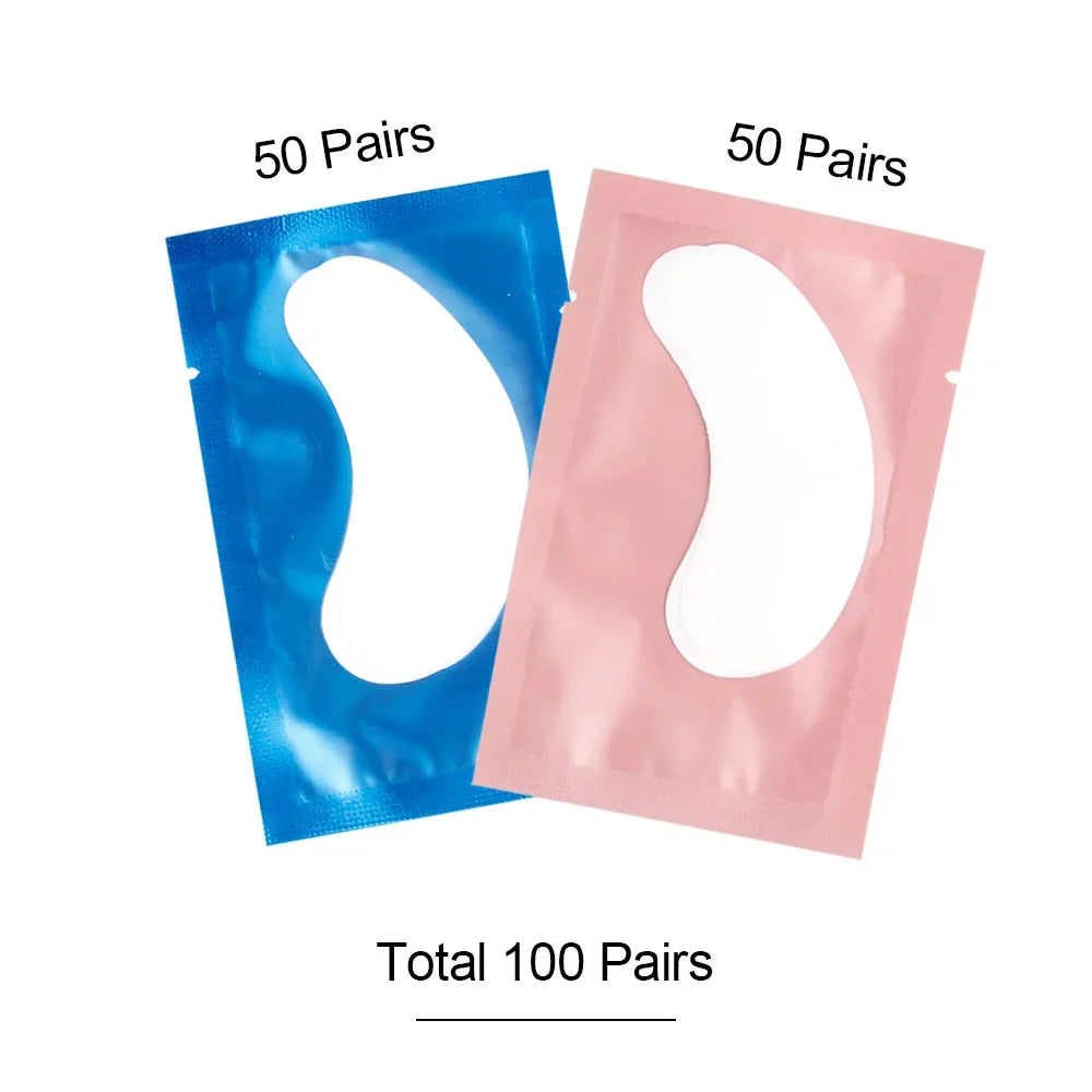 Lint-Free Under Eye Pads for Lash Extensions (50–100 Pairs)