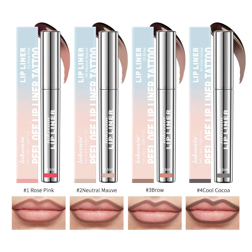Peel-Off Lip Tattoo – Waterproof Matte Lip Tint & Contour