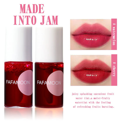 Watertint Dye Lip Stain Cherry Juice Lip Gloss Tint Non-stick Liquid Lipstick Waterproof Lips Cheek Dual Use Rouge Water Makeup