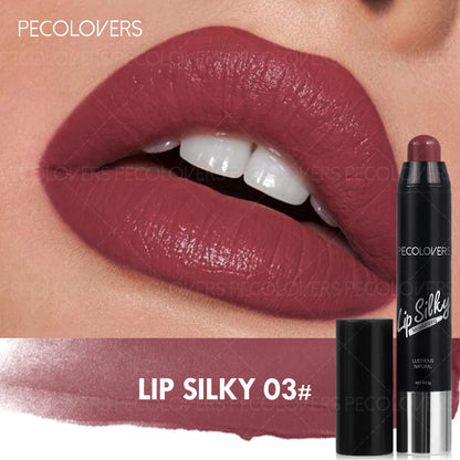 Highly Pigmented Lipstick, Natural Hydrating Finish, Liner Pen, Long-Lasting Moisturizing Lipstick