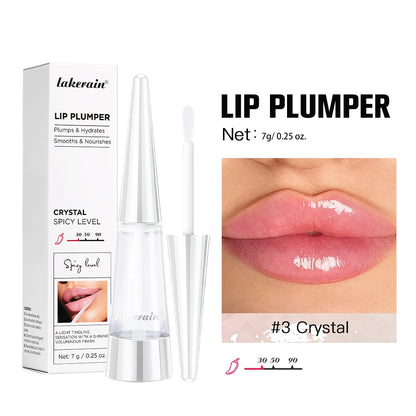 Lip Plumper Nourish Lips Care Moisturizing Transparent Gloss Fragrance Free Plumping Stocking Stuffer Cosmetics