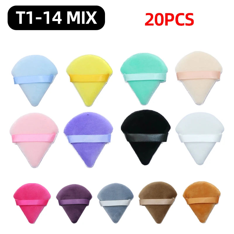 Powder Puff Face Makeup Sponge Cosmetics Soft Cotton Face Powder Puff  Washable Velvet Makeup Puff Tools