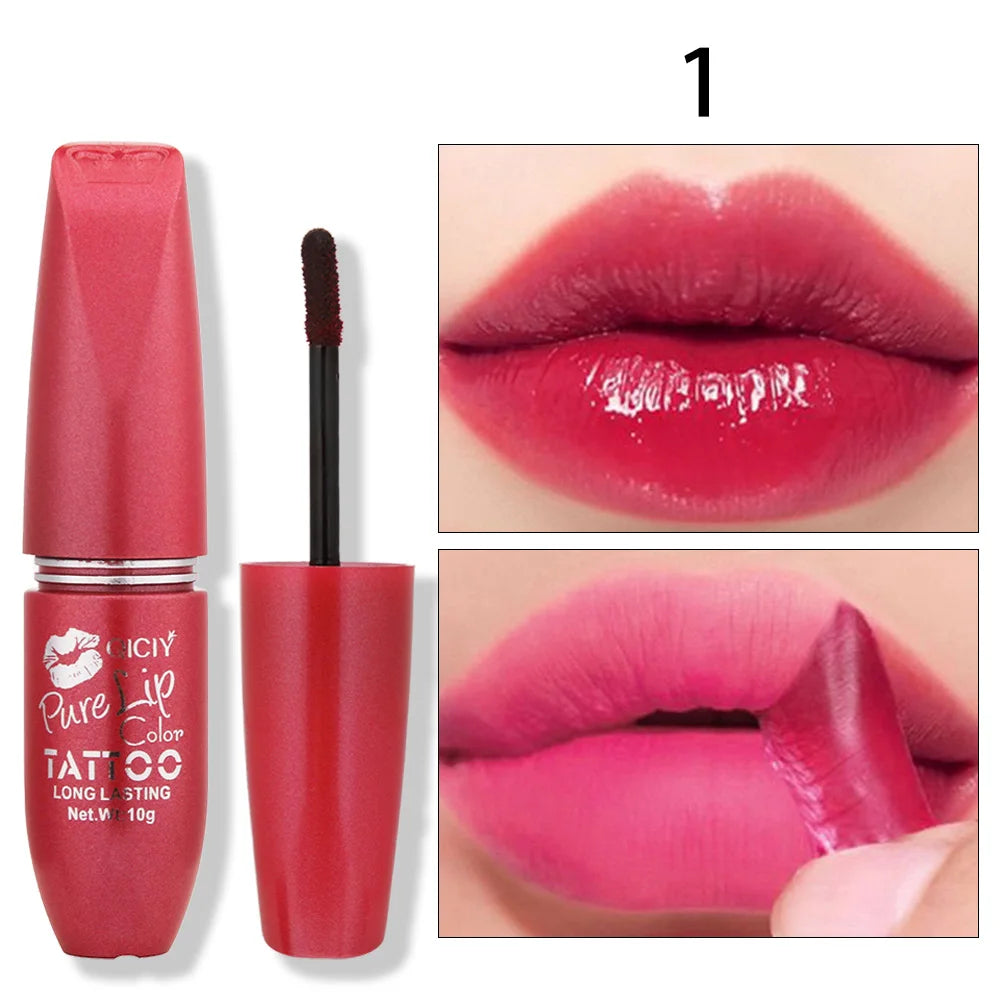 Tear off lip gloss, waterproof and sweat resistant, long-lasting moisturizing, vibrant colors, creating a bright makeup look