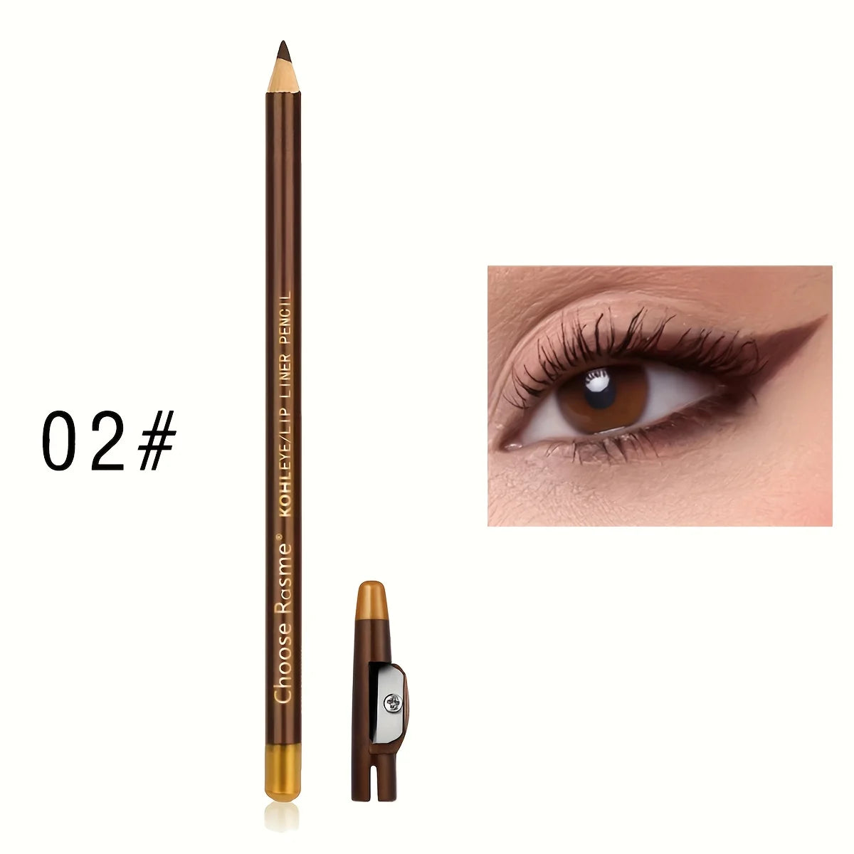 3-Piece Eyebrow & Lip Pencil Set with Sharpener – Long-Lasting Natural Shades
